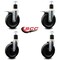 Service Caster 6'' Phenolic Swivel 1-7/8'' Expand Stem Caster Set 2 Total Lock Brakes, 4PK SCC-EXTTL20S615-PHS-2-S-2-178 - alternate 2